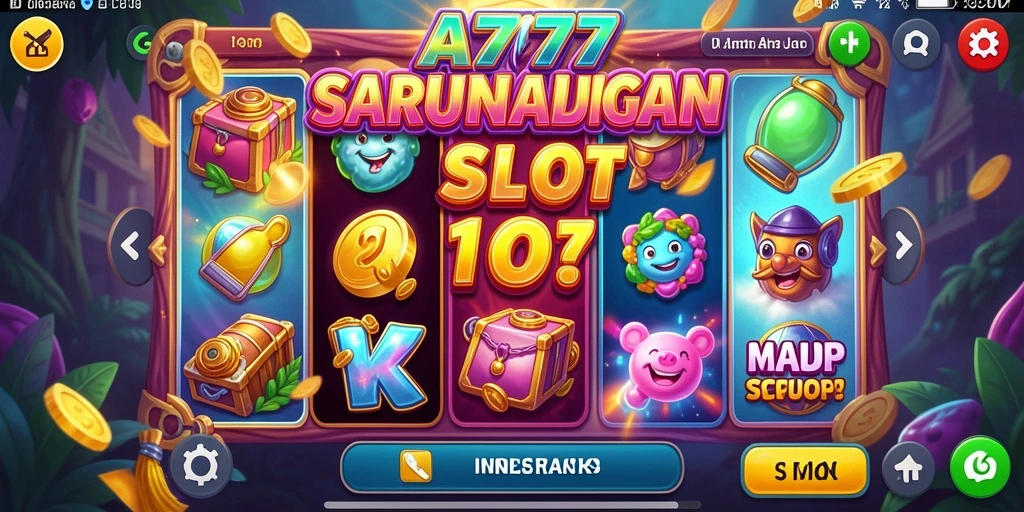 Screenshot A7777 menampilkan gameplay Slot yang mengasyikkan.