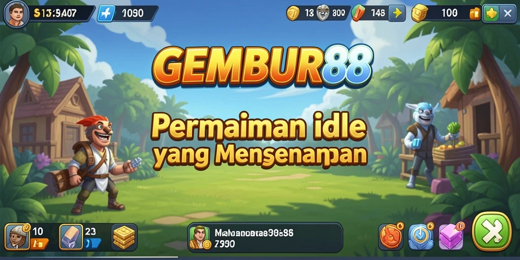 Tangkapan layar utama menampilkan gameplay yang seru dan menarik dari GEMBUR88.