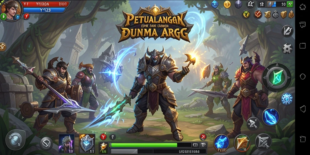 Tampilan gameplay ARPG yang mendebarkan dan penuh aksi di <strong>YY123</strong>.